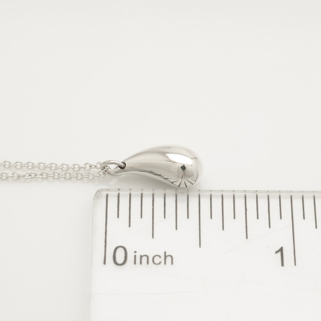 Tiffany & Co. Peretti Teardrop Necklace Pendant  Sterling Silver 925