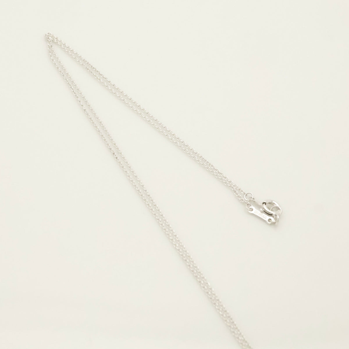 Tiffany & Co. Elsa Peretti Sterling Silver Double Teardrop Pendant Necklace Sterling Silver 925