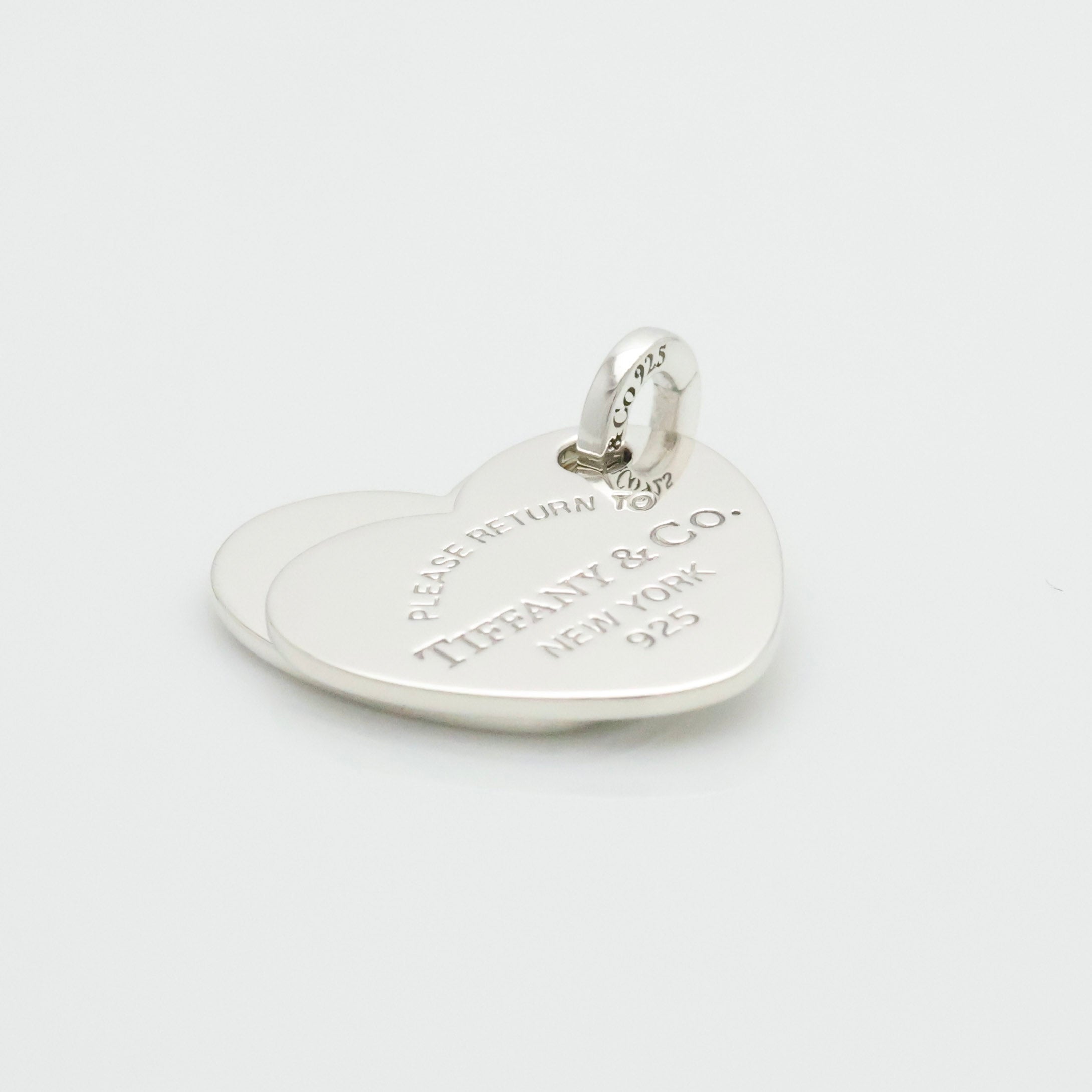 TIFFANY&Co. リターントゥ ティファニー ダブル ハート タグ チャーム AG925