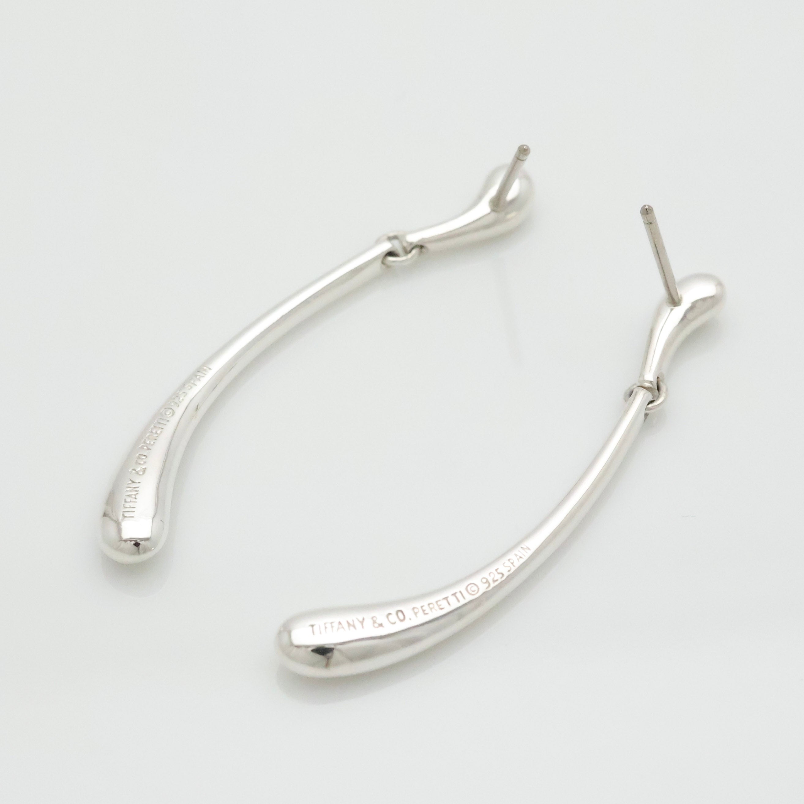 TIFFANY&Co. ティアドロップ ロング ドロップ ピアス AG925