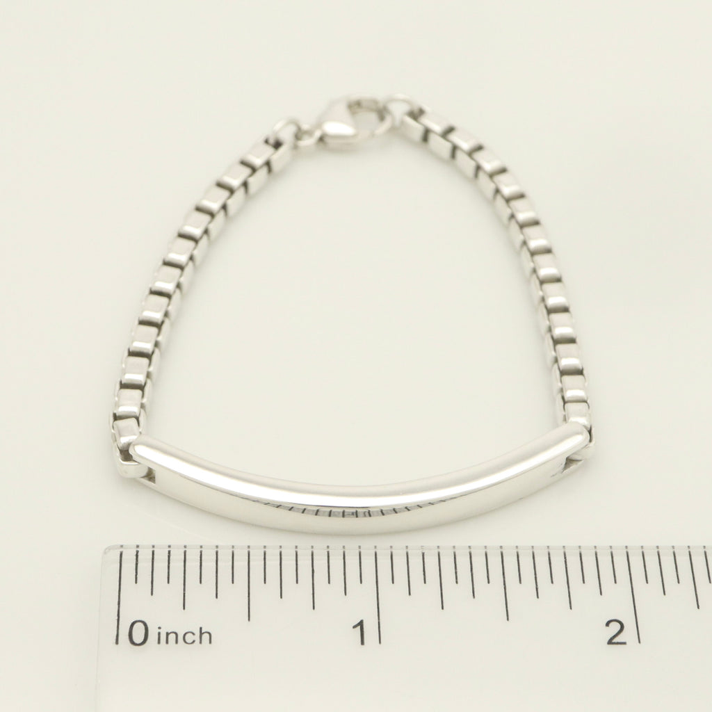 TIFFANY&Co. ベネチアン リンク ID ブレスレット AG925