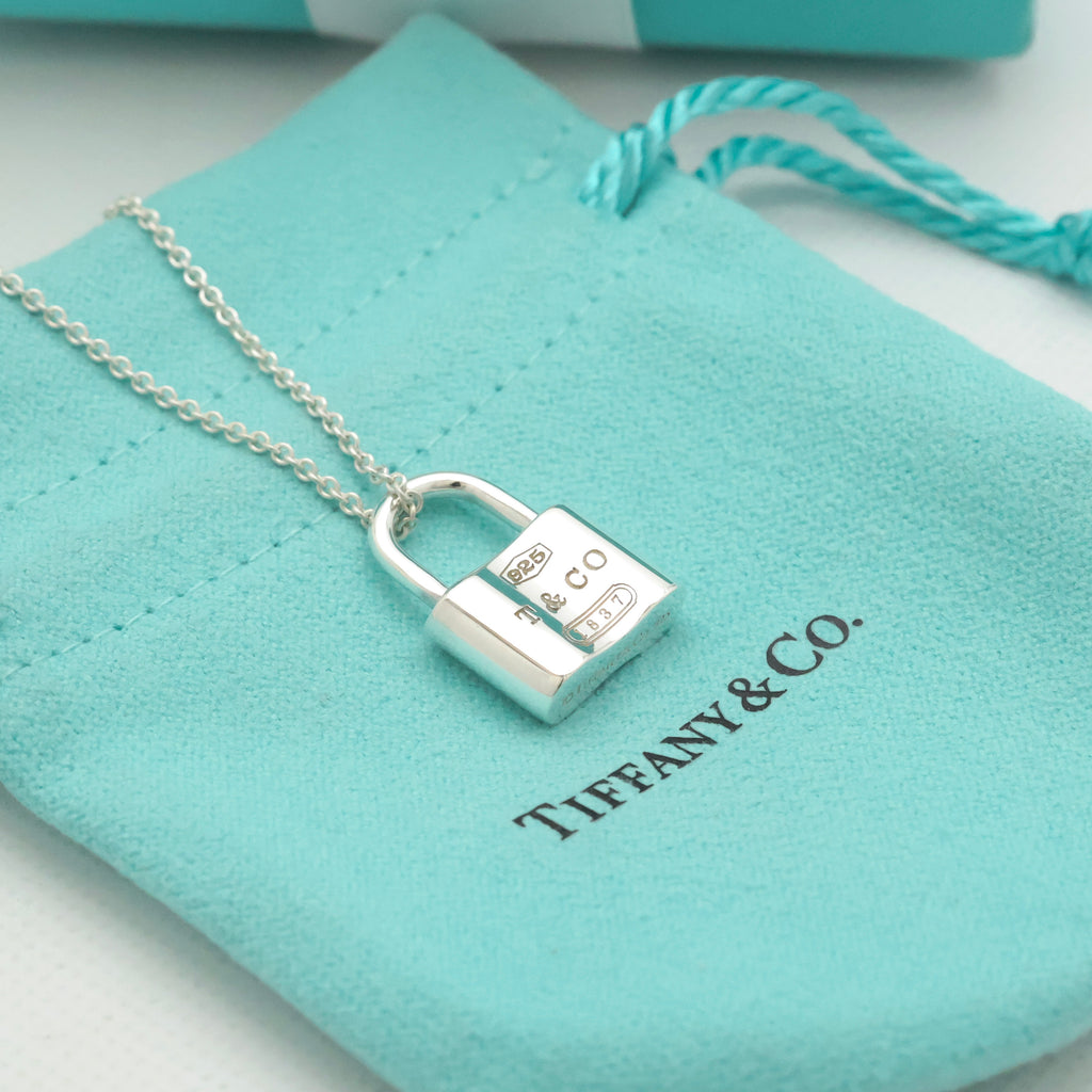 TIFFANY&Co. 1837 カデナ ロック チャーム ネックレス AG925