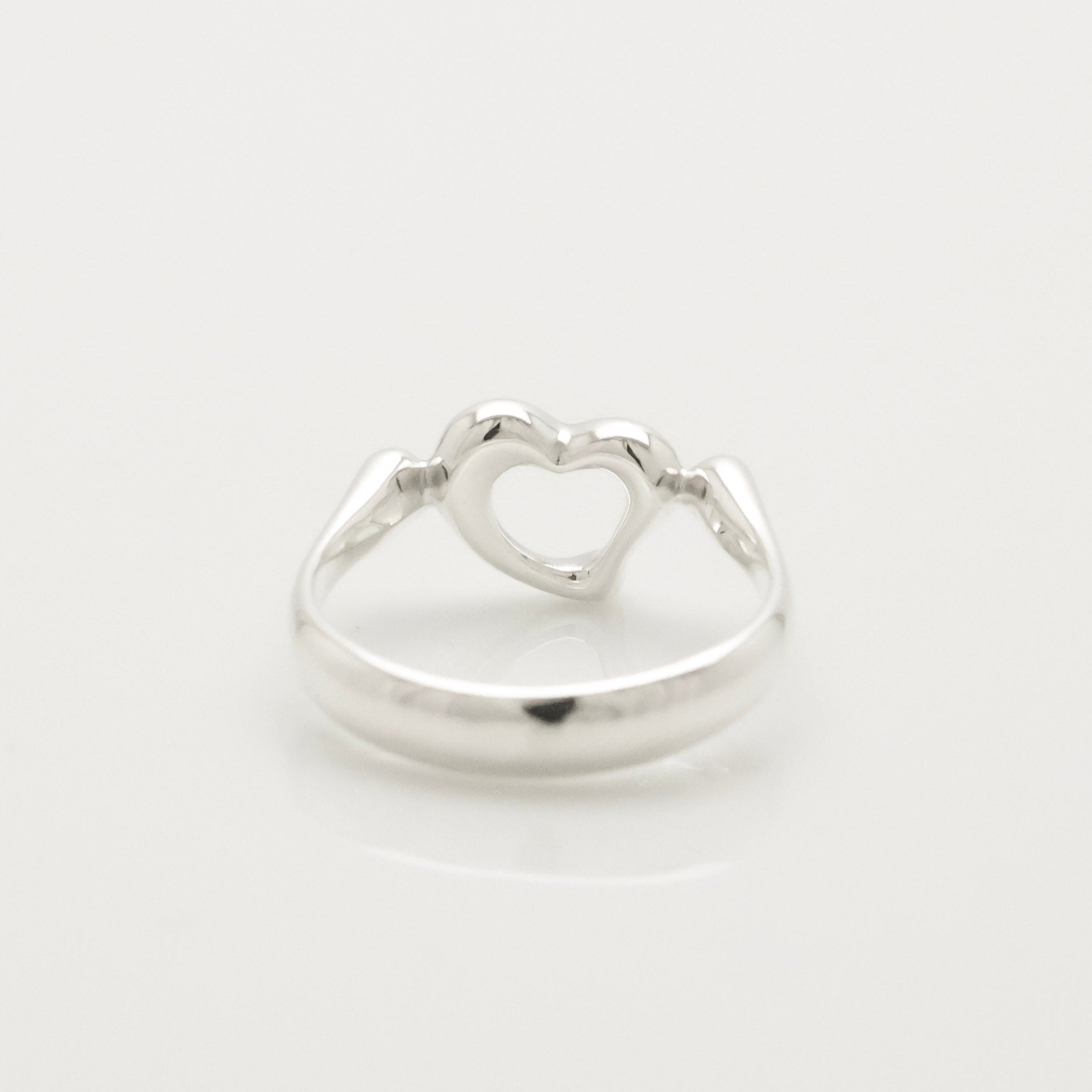 TIFFANY&Co. ミニ オープンハート エルサペレッティ リング 10 号 AG925