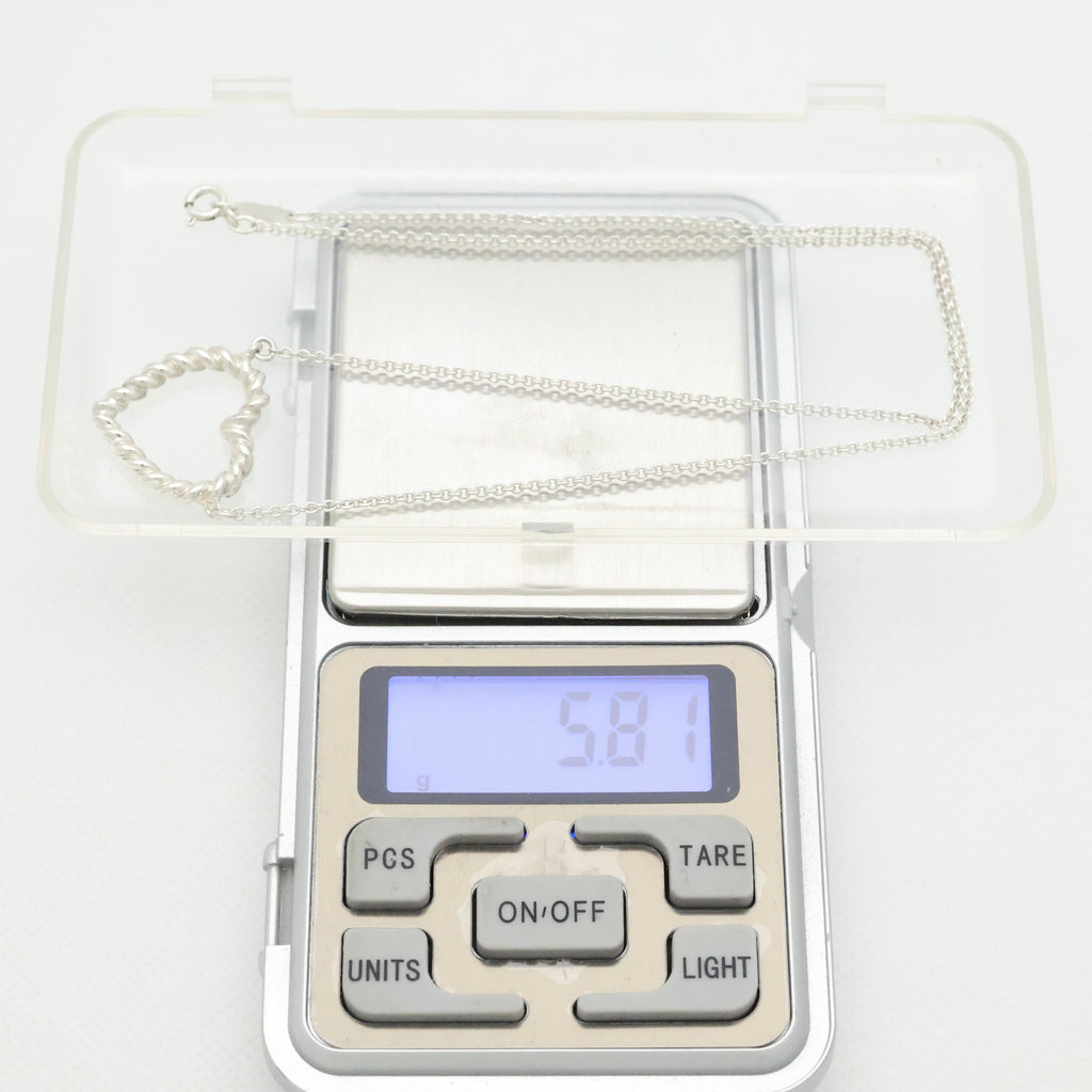 TIFFANY&Co. ツイスト ハート ネックレス AG925