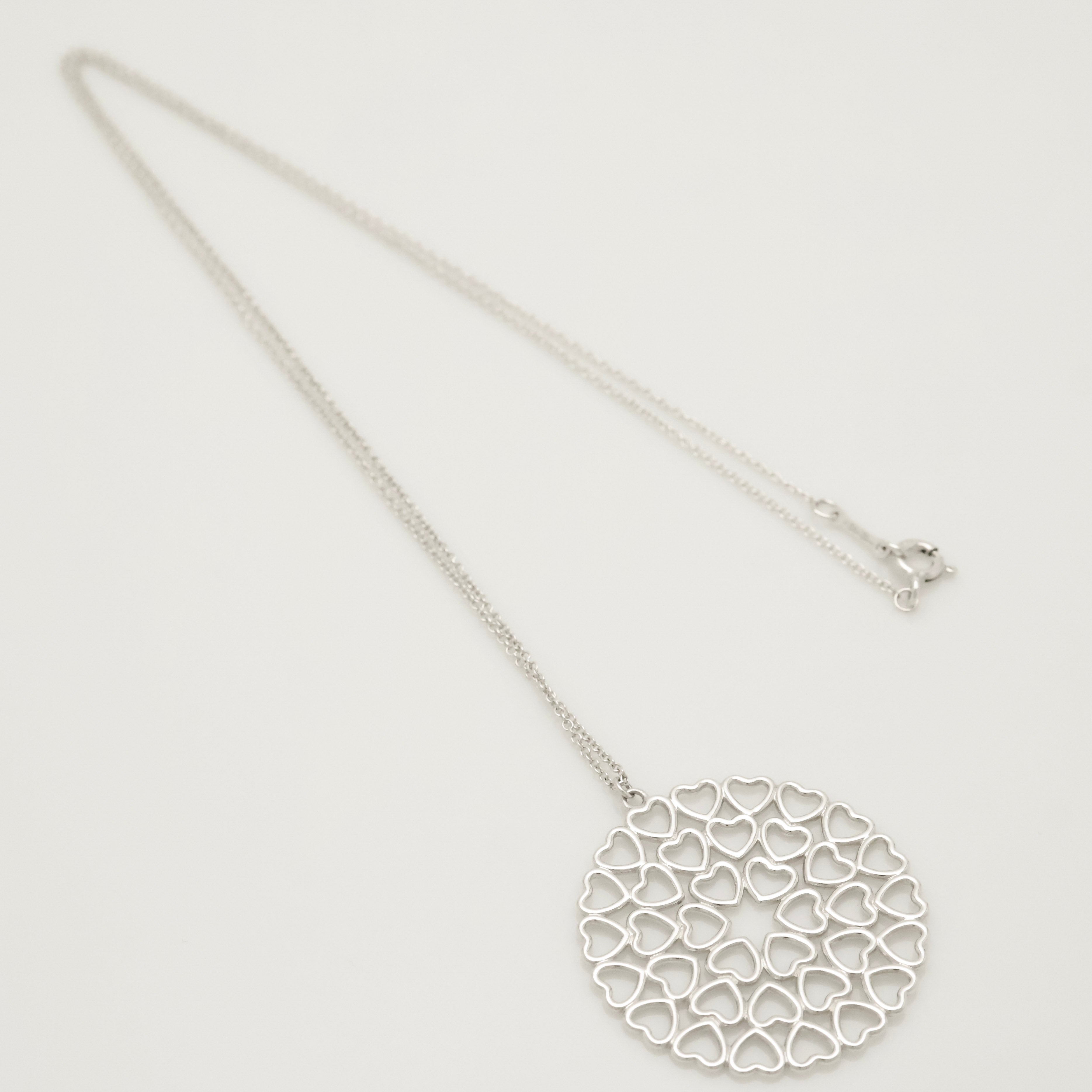TIFFANY&Co. パロマピカソ クラウン オブ ハート メダリオン ネックレス AG925