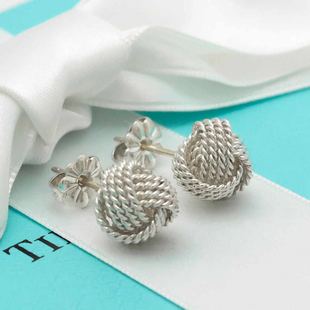 TIFFANY&Co. サマセット ツイスト ノット スタッド ピアス AG925