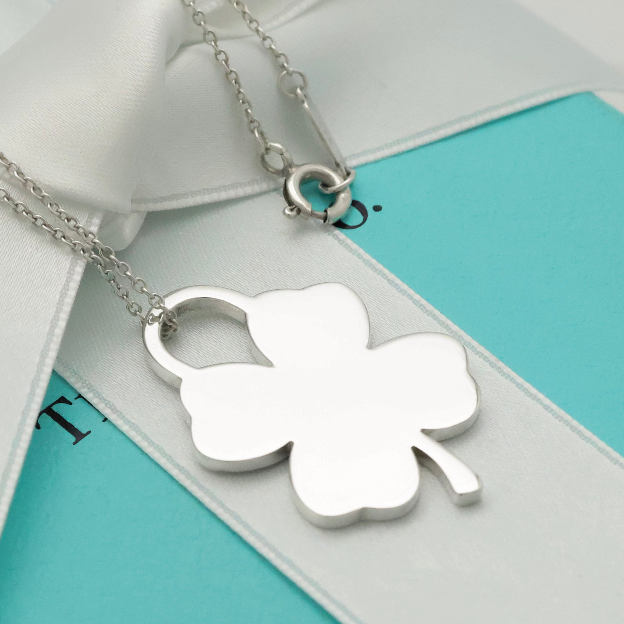 TIFFANY&Co. クローバー ネックレス AG925