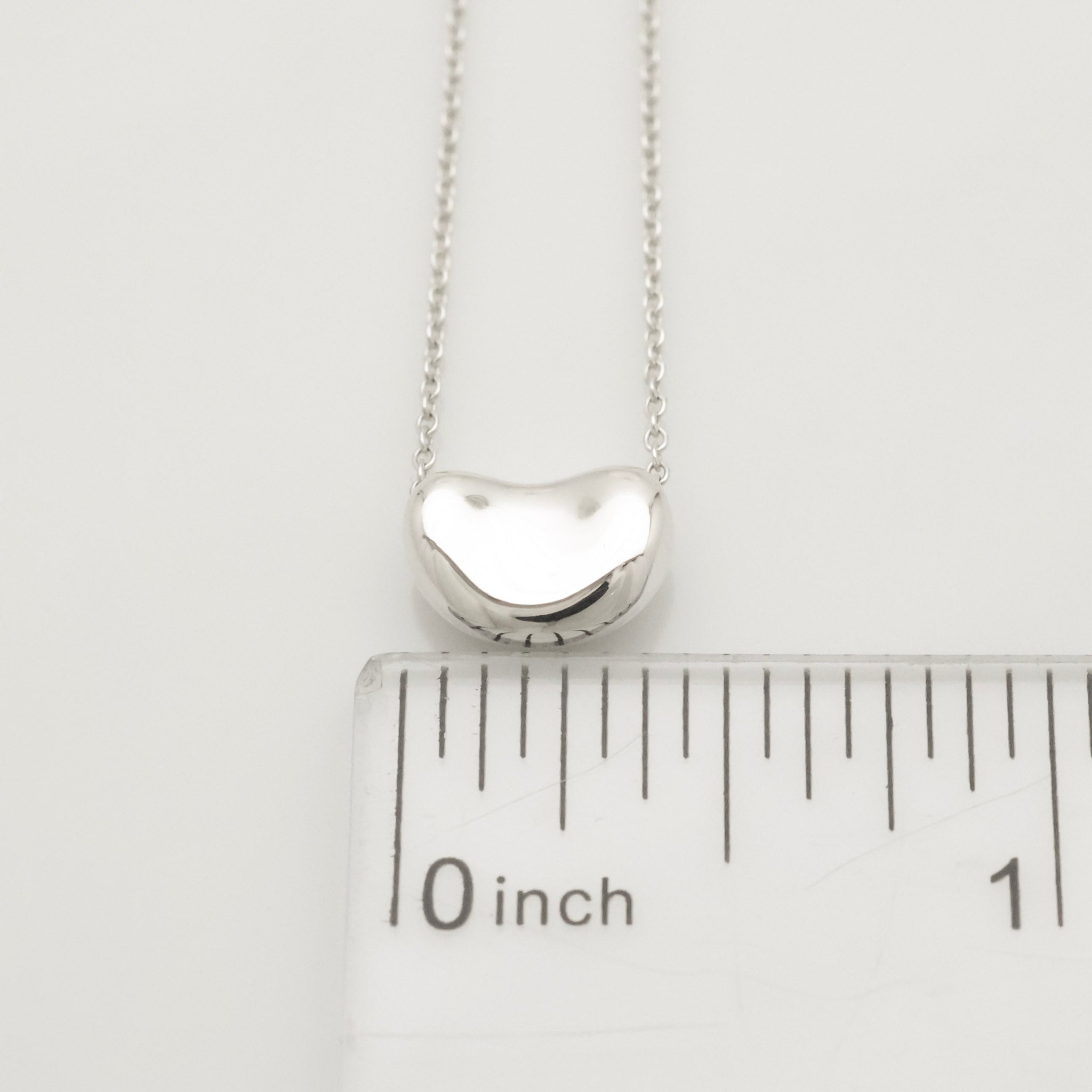  Tiffany & Co. Peretti Mini  Bean Necklace  Sterling Silver 925 