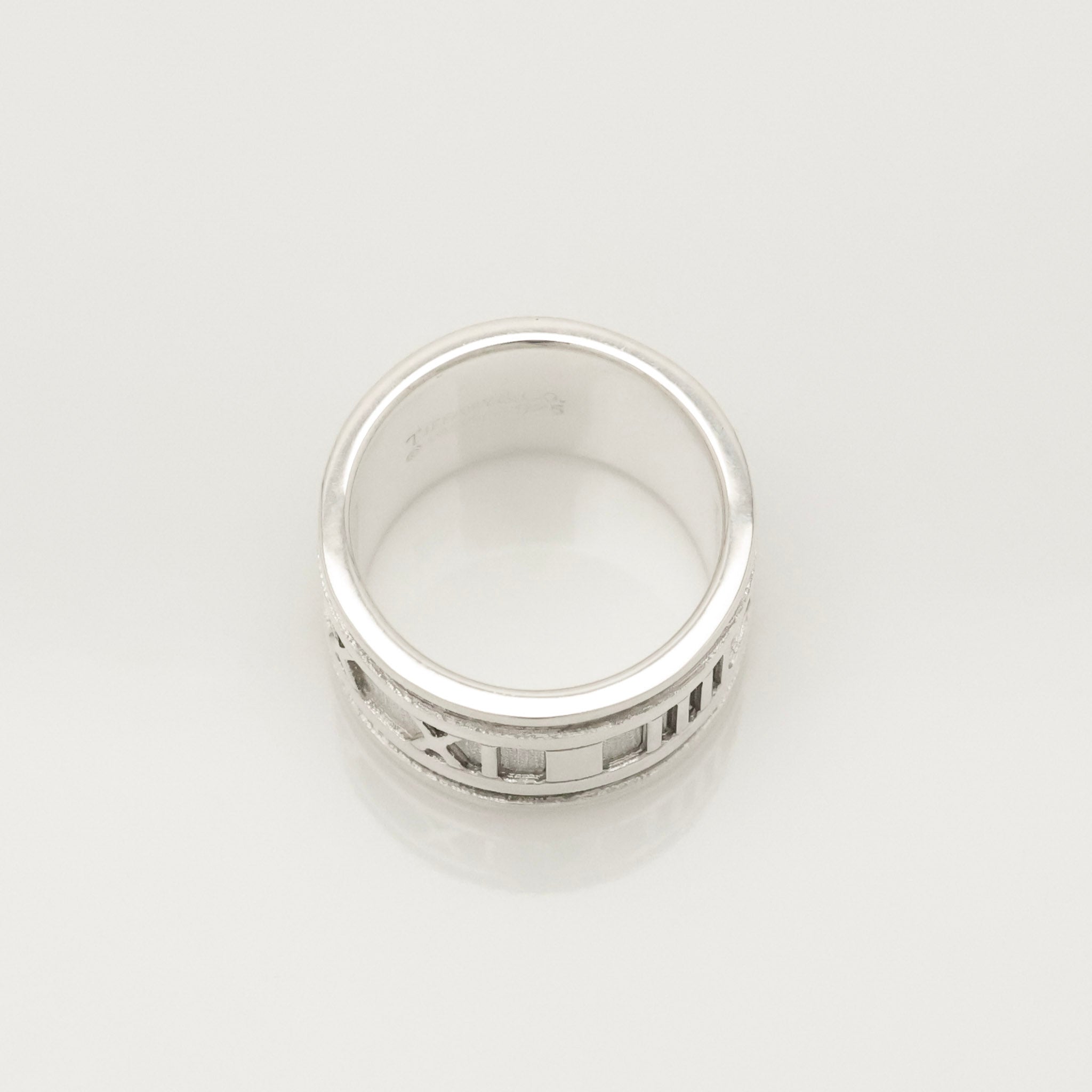 Tiffany & Co. Atlas Wide Ring Size 4.5- 5 Sterling Silver 925