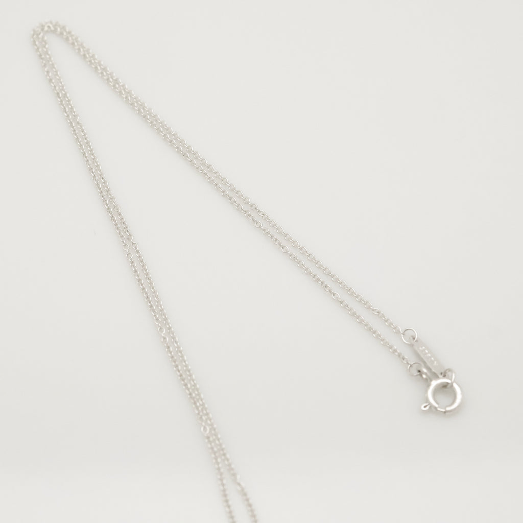  Tiffany & Co. Letter Y Notes Initial Disc Necklace Sterling Silver 925