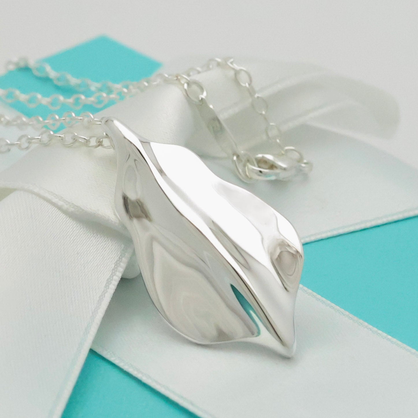 TIFFANY&Co. リーフ ネックレス AG925