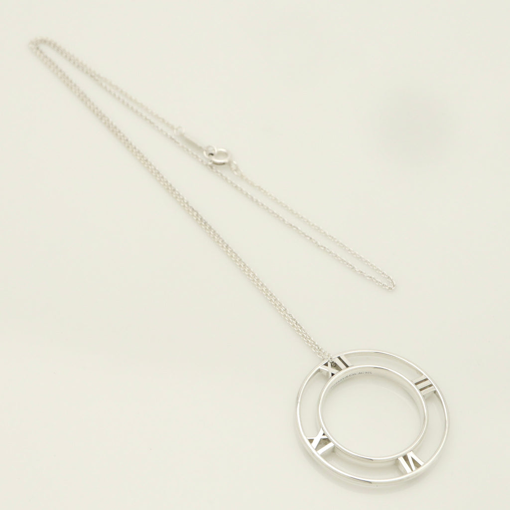TIFFANY&Co. オープン アトラス メダリオン サークル ネックレス AG925