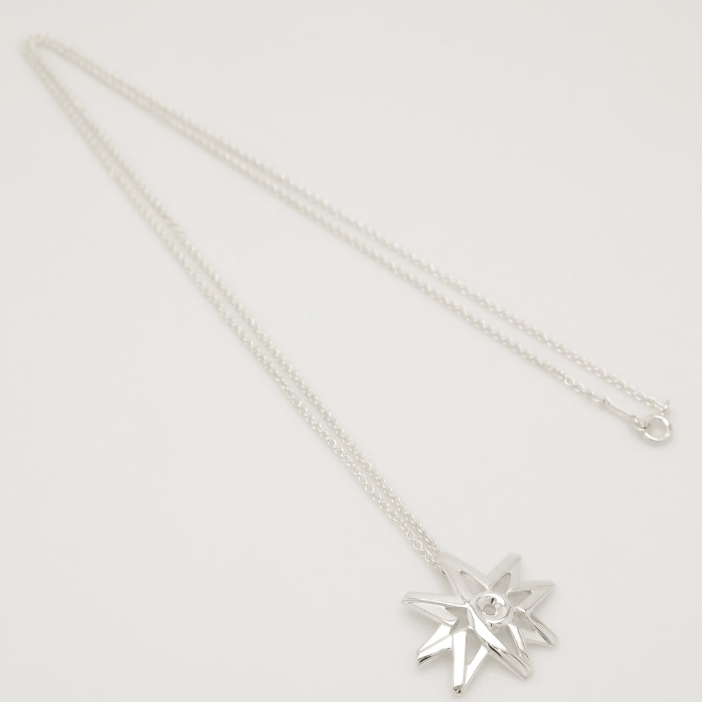  Tiffany & Co. Picasso Volume Star Necklace Sterling Silver 925