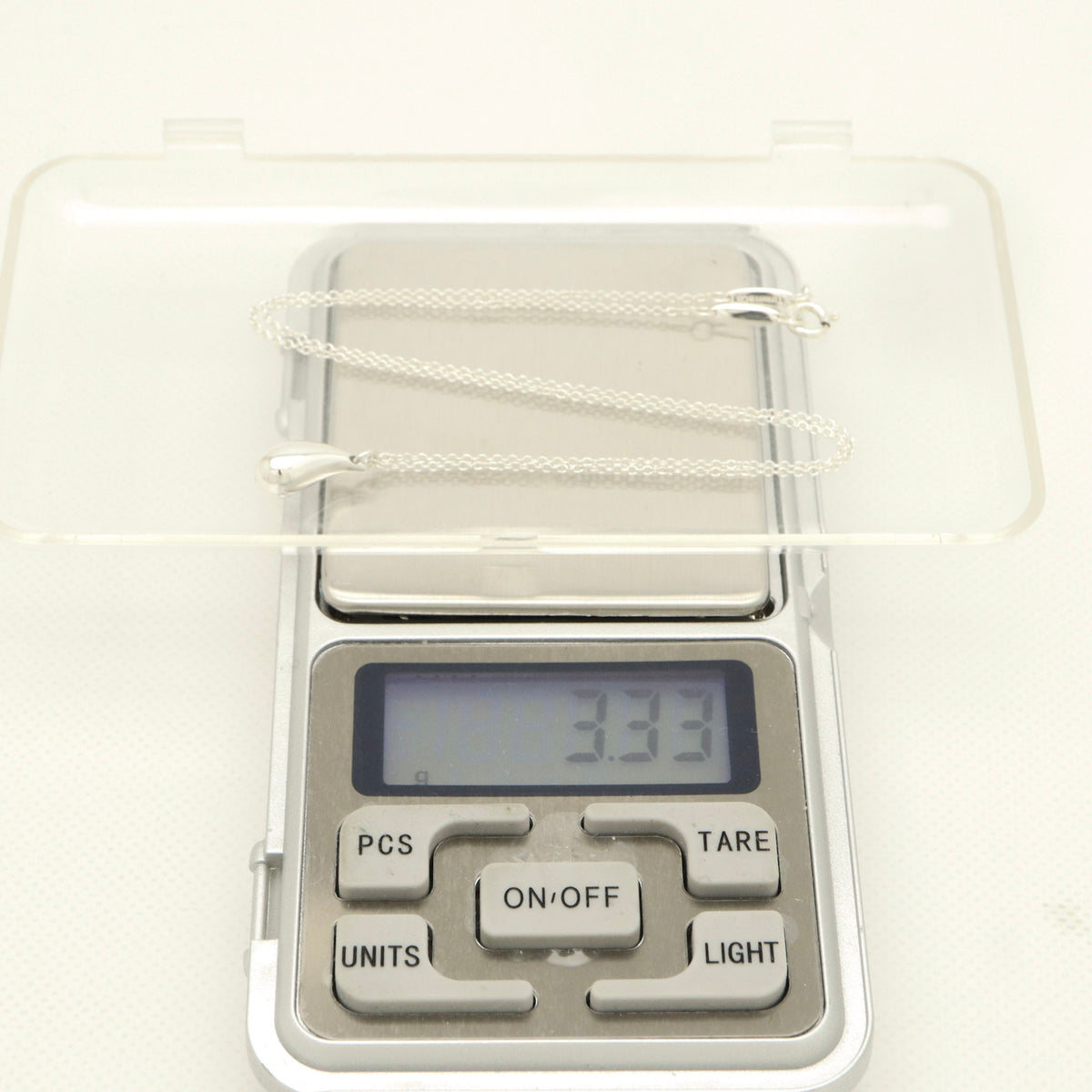 TIFFANY&Co.  ティアドロップ エルサペレッティ ネックレス AG925