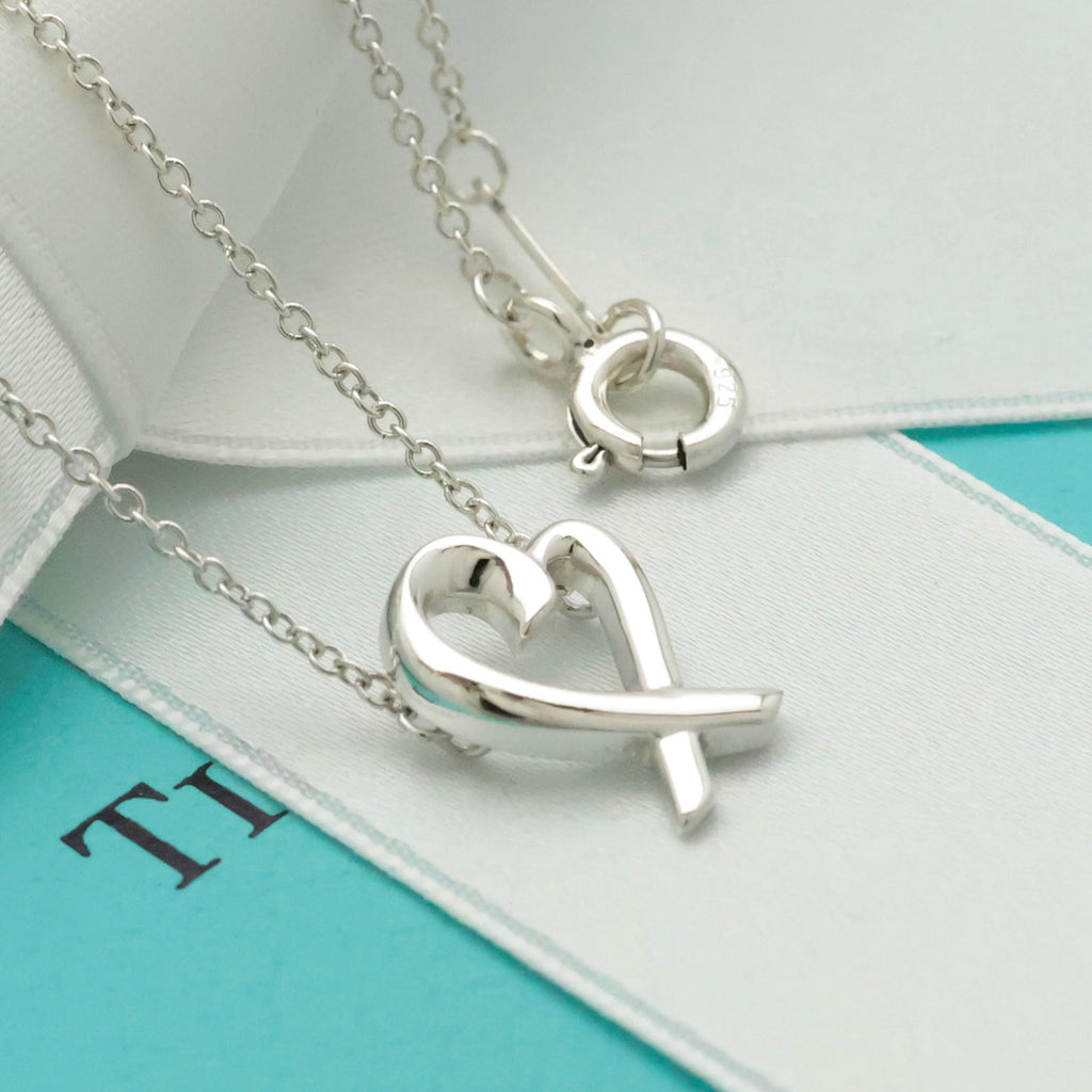 TIFFANY&Co. ミニ ラビングハート パロマピカソ ネックレス AG925