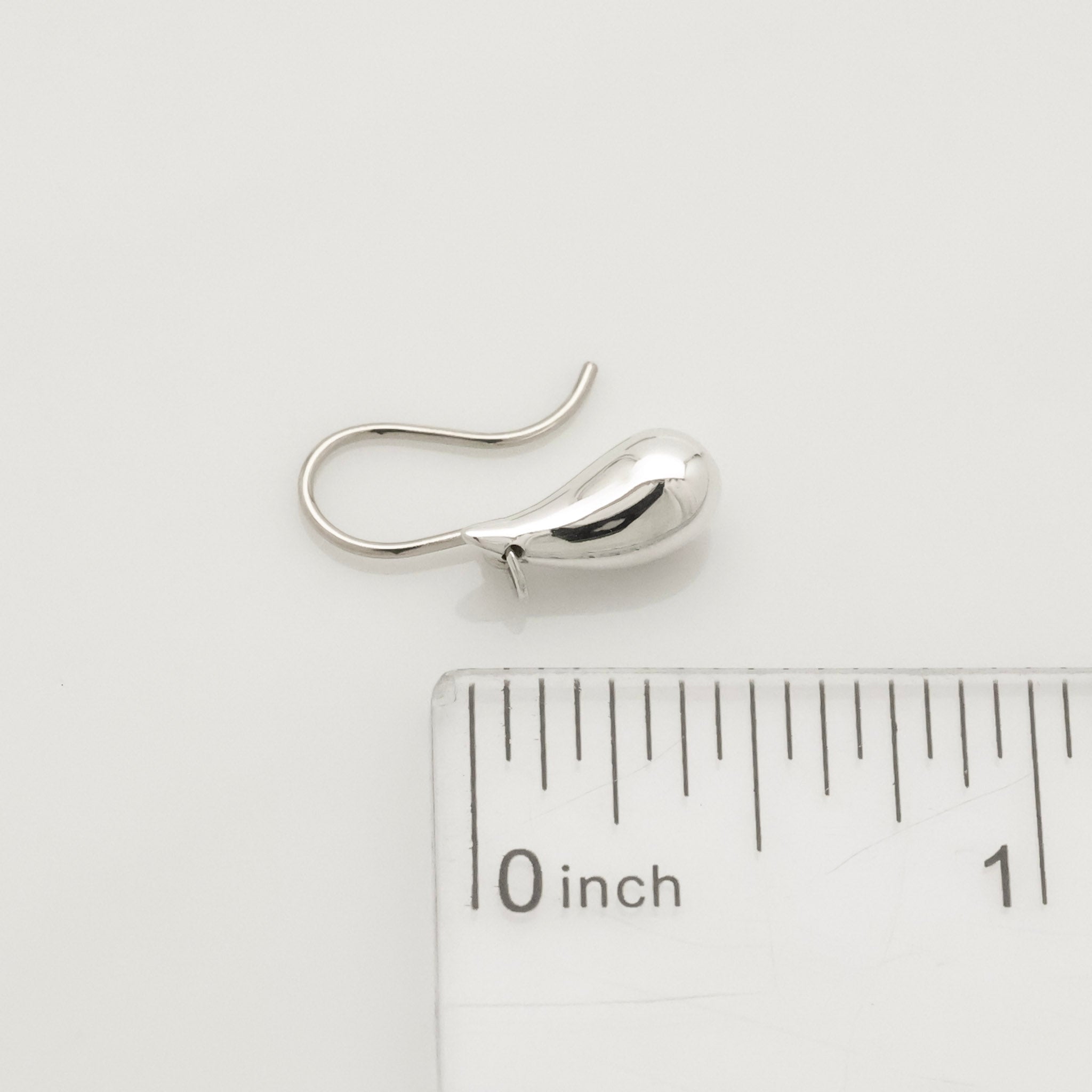 Tiffany & Co. Peretti Teardrop Dangle Earrings Sterling Silver 925