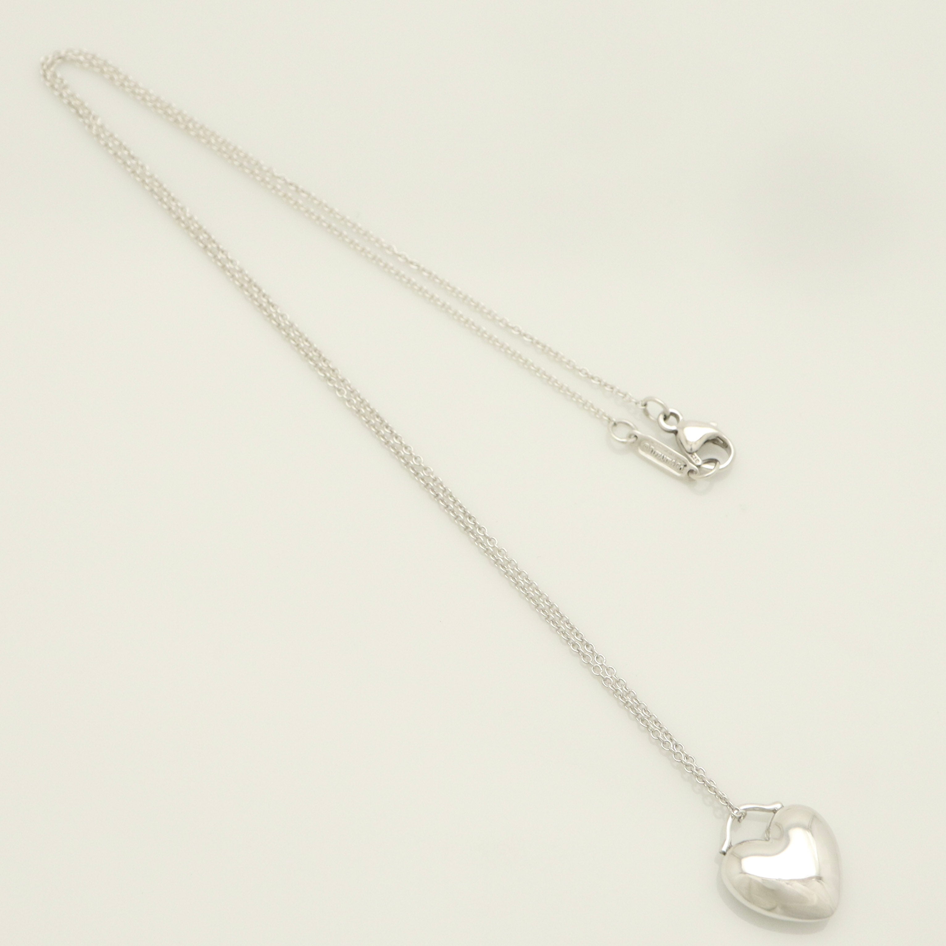 TIFFANY&Co. ドロップ ハート ネックレス AG925