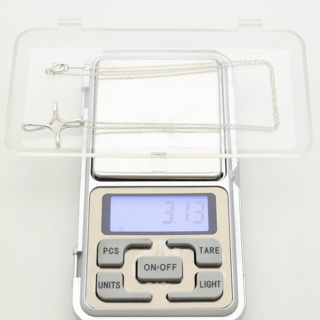 TIFFANY&Co. オープン クロス インフィニティ エルサペレッティ ネックレス AG925