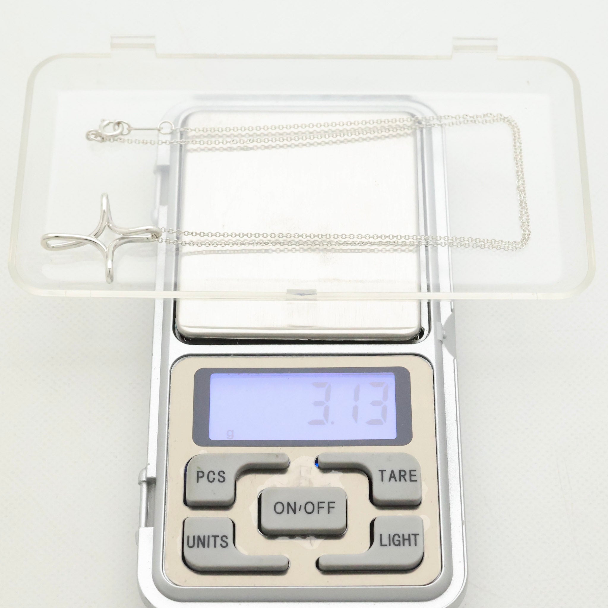 TIFFANY&Co. オープン クロス インフィニティ エルサペレッティ ネックレス AG925