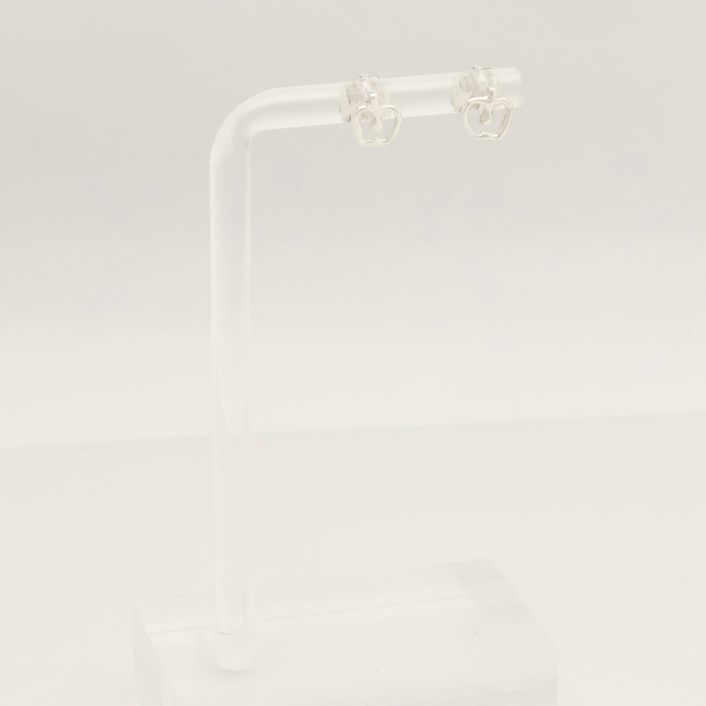 Tiffany & Co. Elsa Peretti Mini Apple Stud Earrings Sterling Silver 925