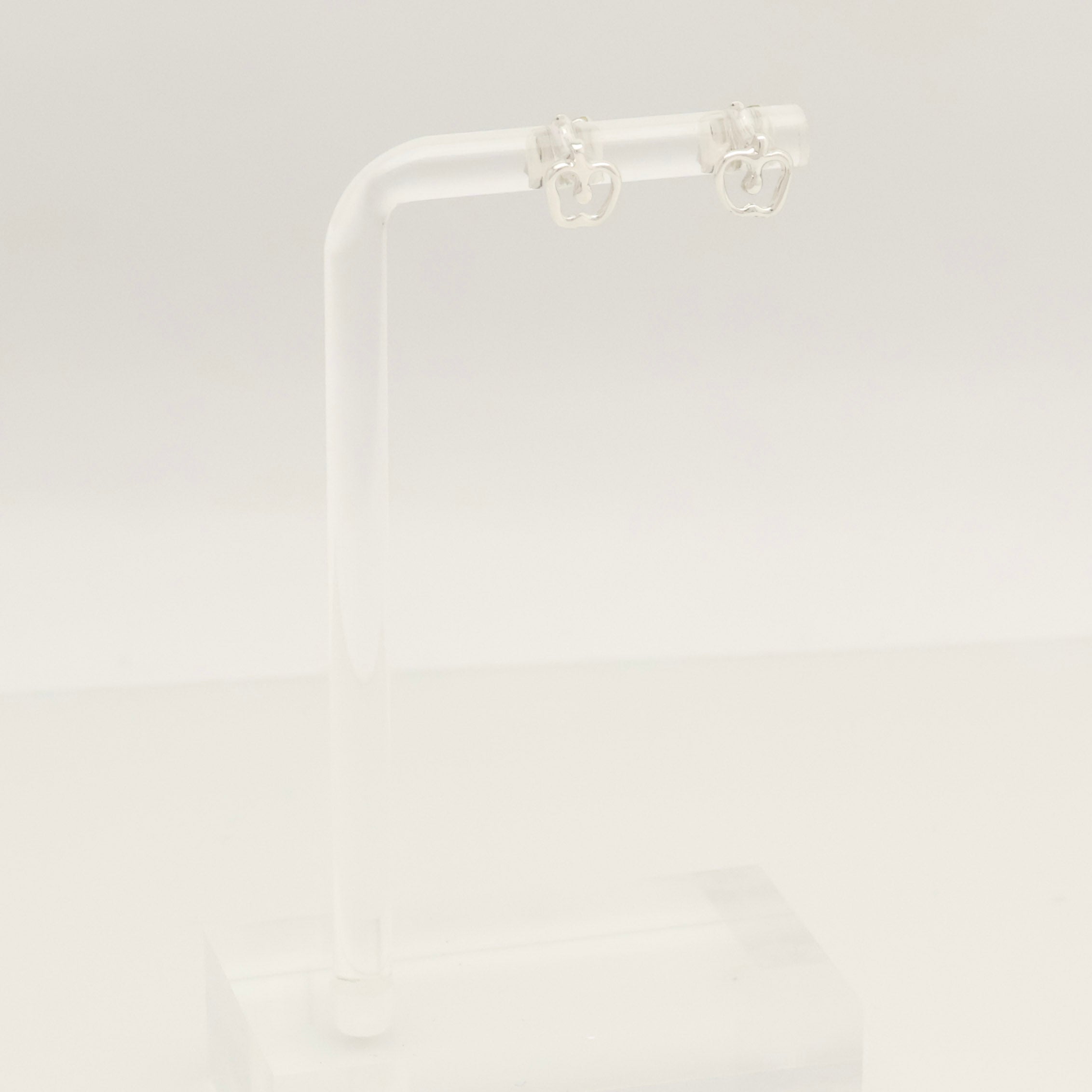 Tiffany & Co. Elsa Peretti Mini Apple Stud Earrings Sterling Silver 925