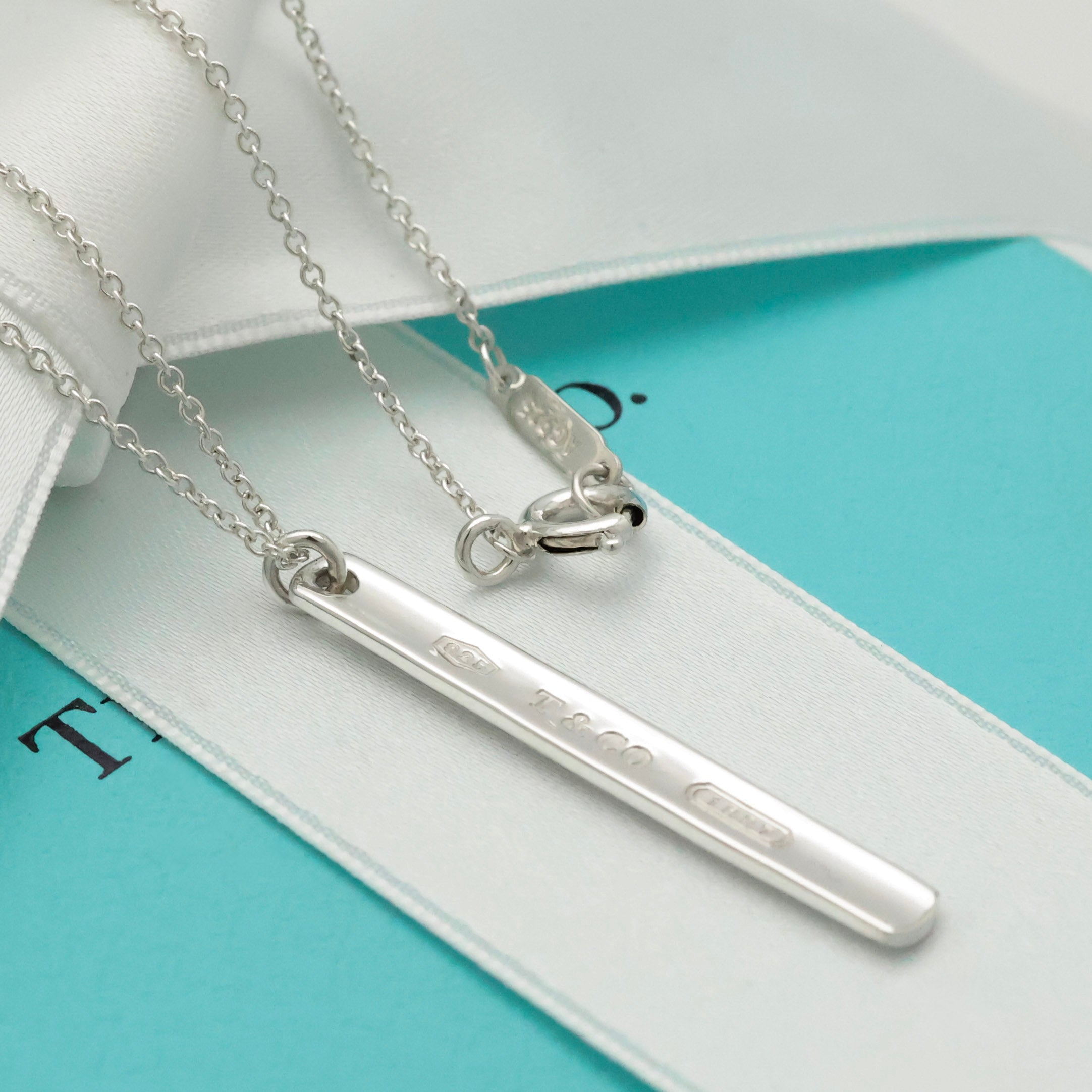 TIFFANY&Co. 1837 ナロー バー ネックレス AG925