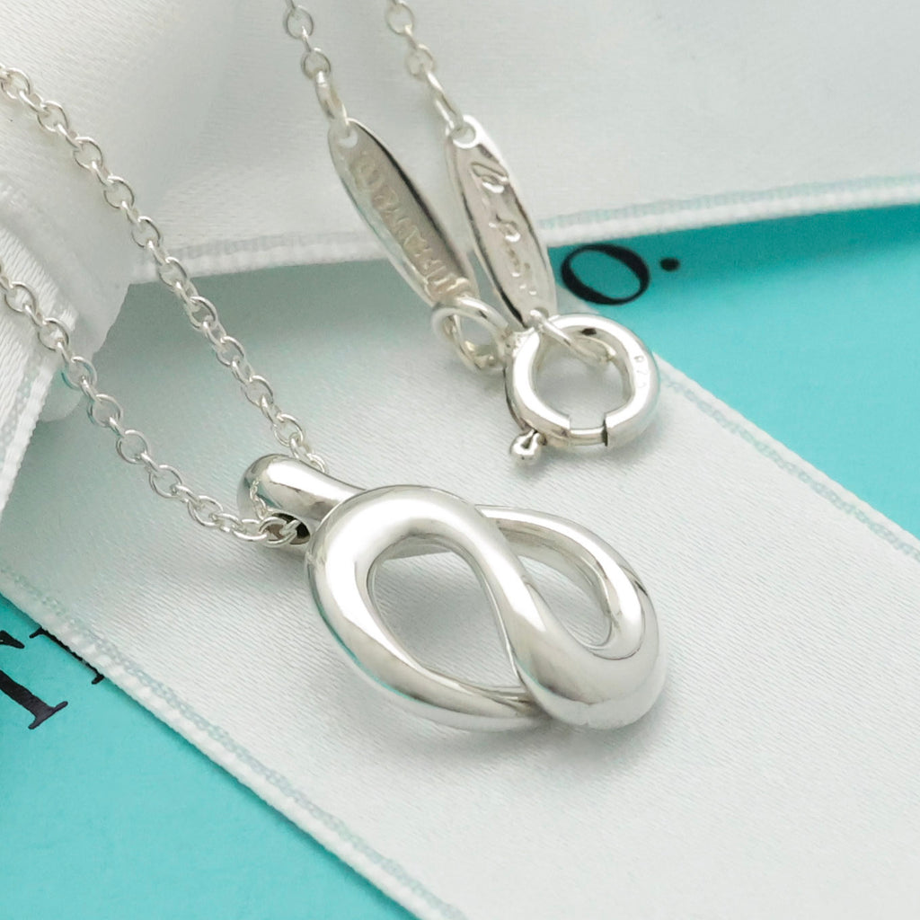 TIFFANY&Co. オープン ウェーブ エルサペレッティ ネックレス AG925