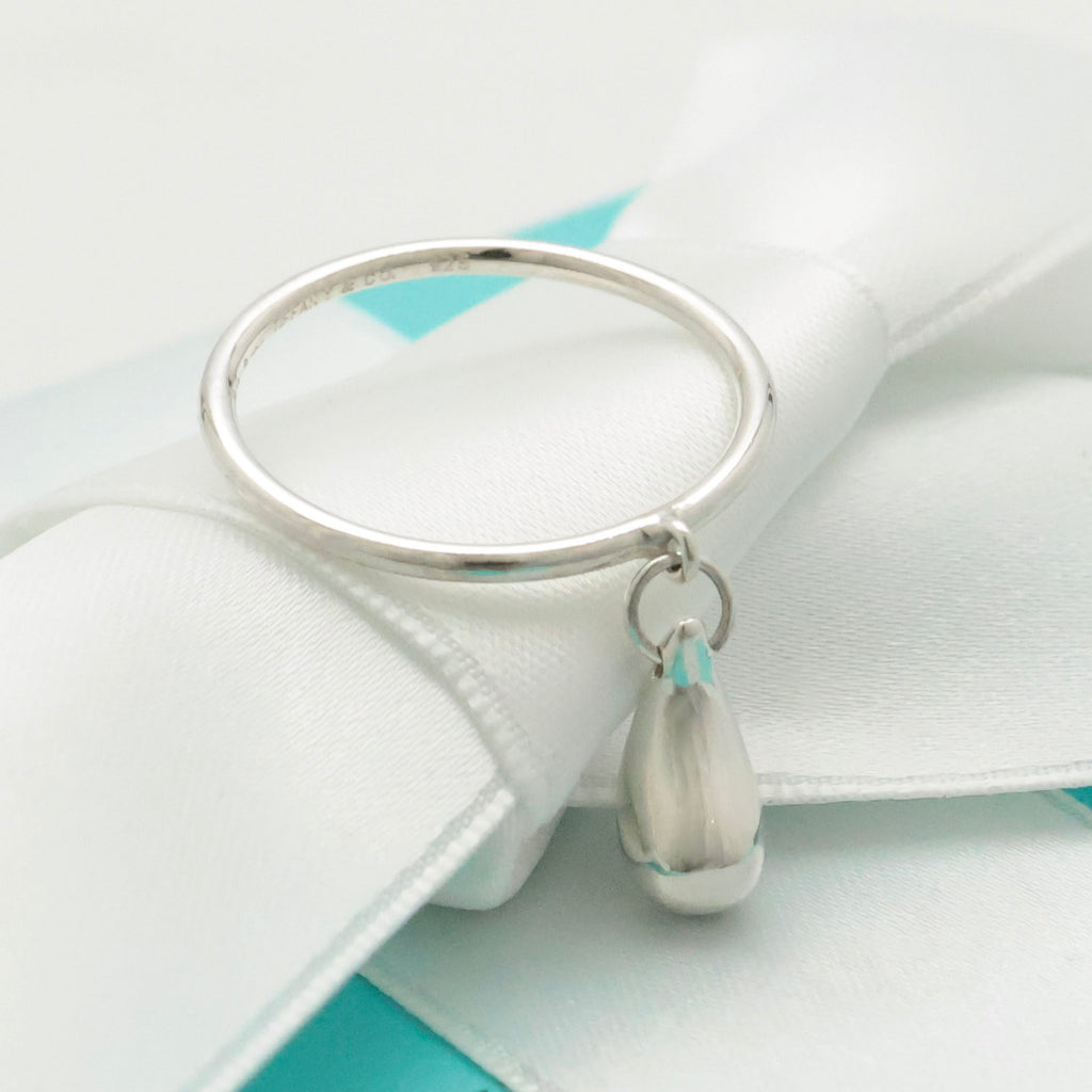 TIFFANY&Co. ティアドロップ エルサペレッティ ドロップ リング 10 号 AG925
