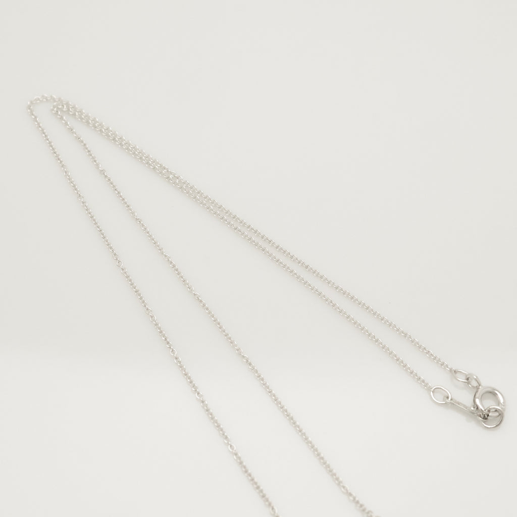  Tiffany & Co. Double Loop Necklace Pendant   Sterling Silver  925