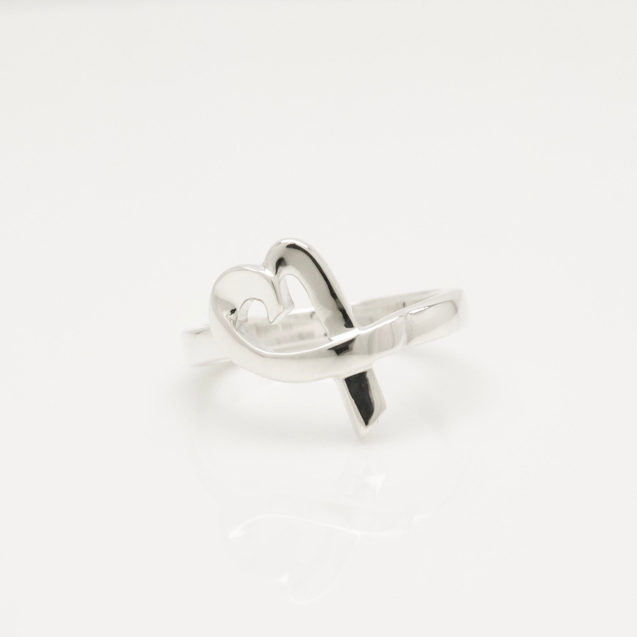  Tiffany & Co. Picasso Loving Heart Ring  Sterling Silver 925