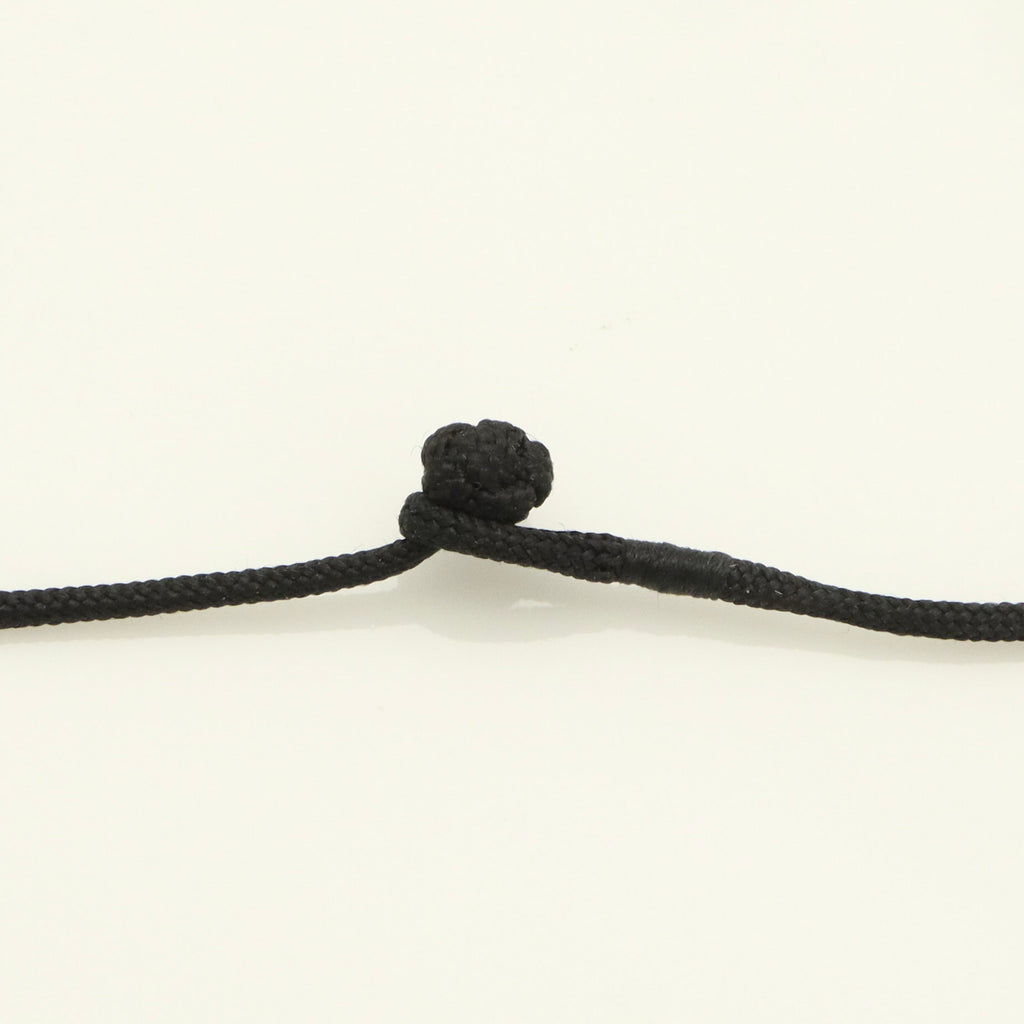  Tiffany & Co. Seviana Silk Cord Necklace Sterling Silver 925