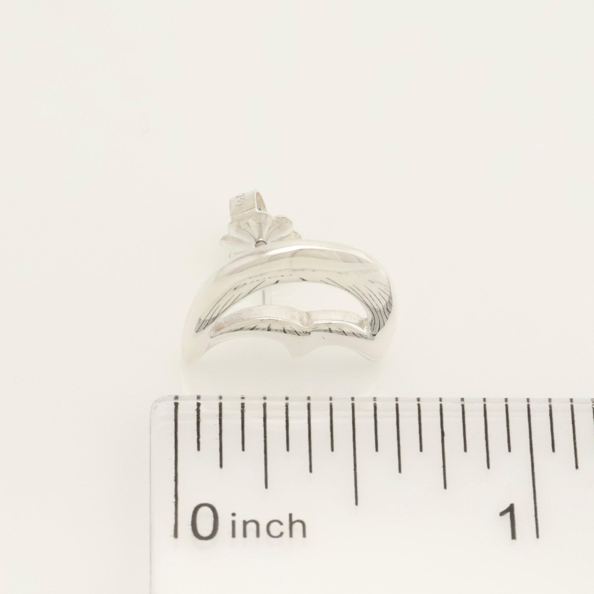 Tiffany & Co. Picasso Half Moon Stud Earrings Sterling Silver 925