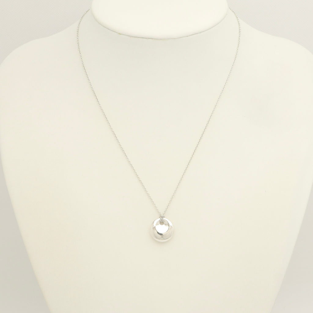 TIFFANY&Co. スモール ラウンド ディスク エルサペレッティ ネックレス AG925