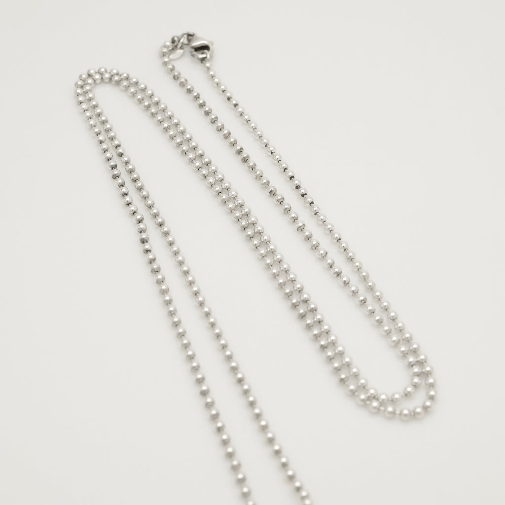 TIFFANY&Co.リターントゥ ティファニー オーバル タグ ボール チェーン ネックレス AG925