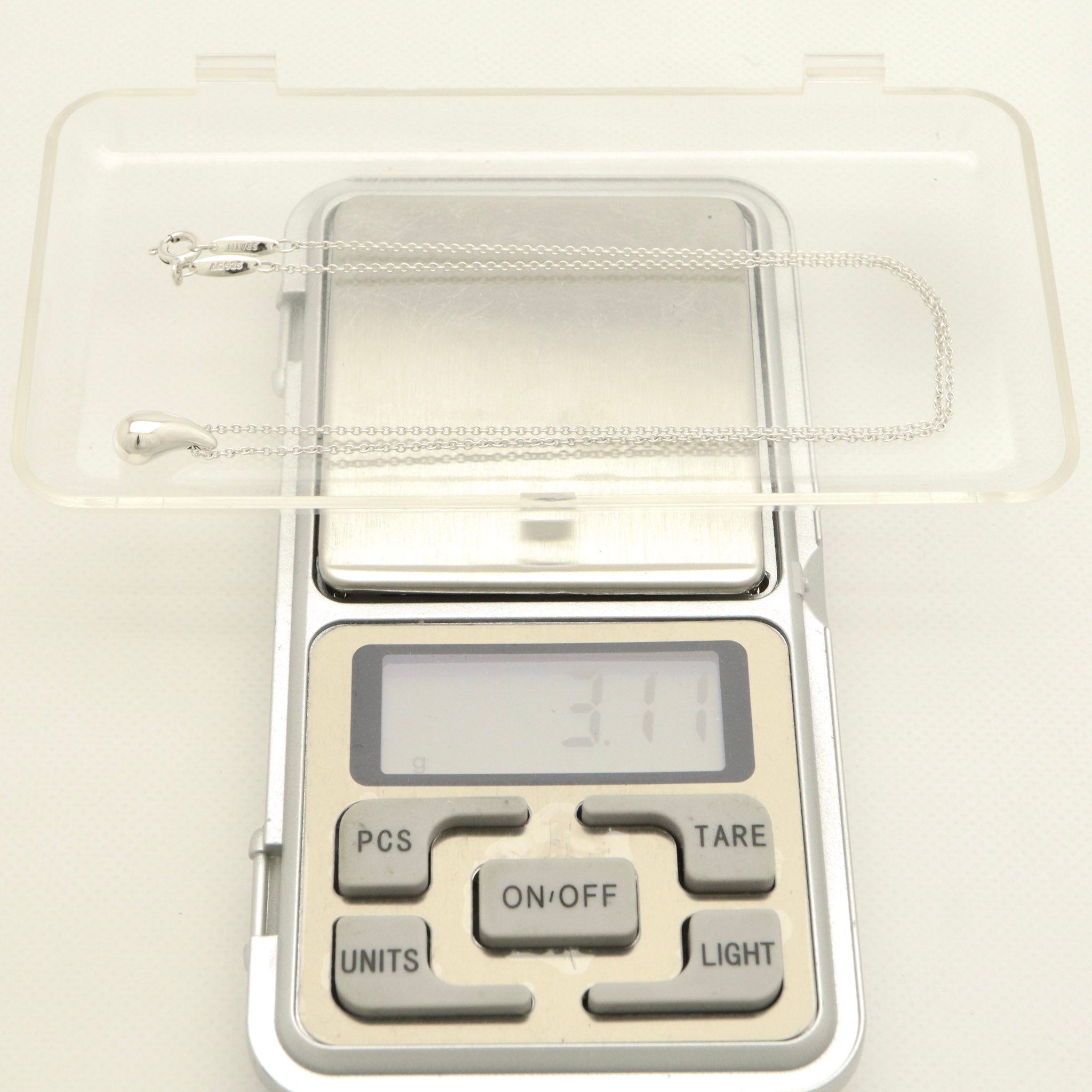 TIFFANY&Co.  ティアドロップ エルサペレッティ ネックレス AG925