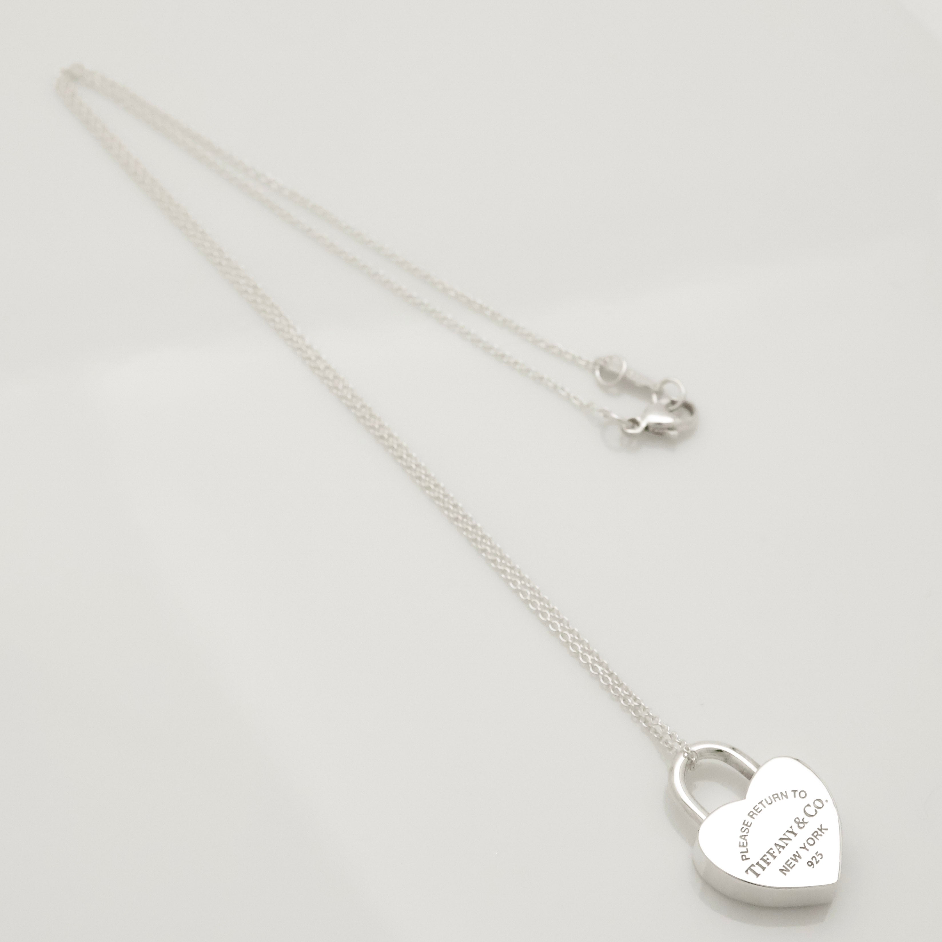 TIFFANY&Co. リターントゥ ティファニー ハート ロック ネックレス AG925