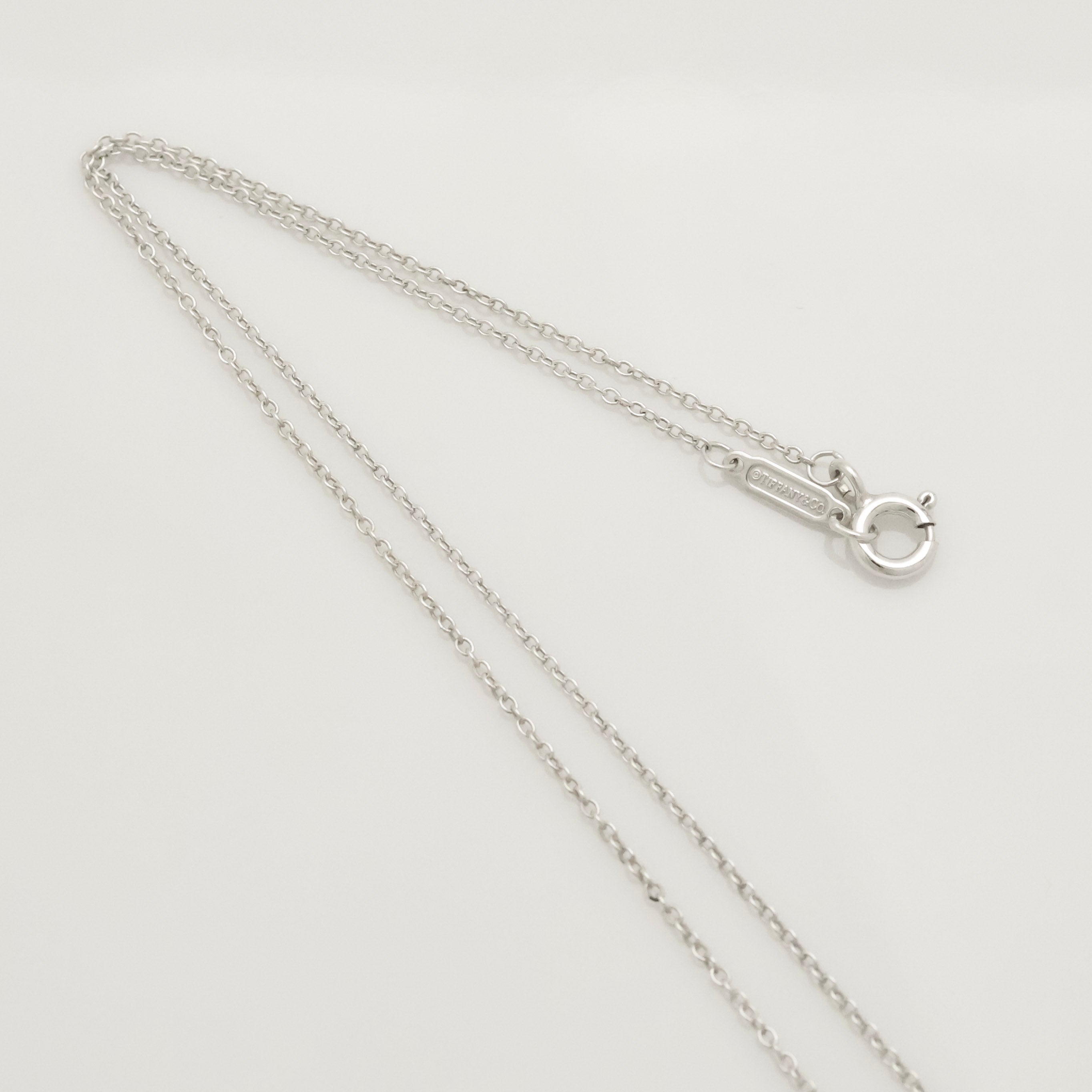 Tiffany & Co. Enchant Heart Pendant Necklace Sterling Silver 925