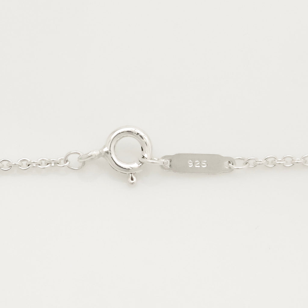 Tiffany & Co. 1837 Interlocking Circles Lariat Necklace Sterling Silver 925