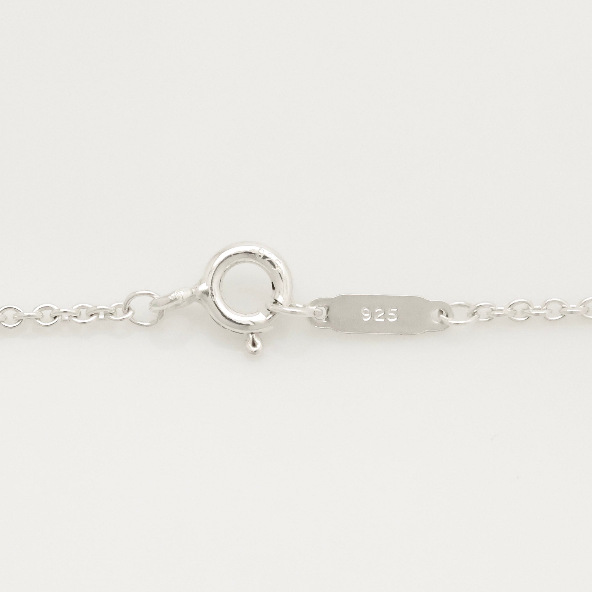 Tiffany & Co. 1837 Interlocking Circles Lariat Necklace Sterling Silver 925