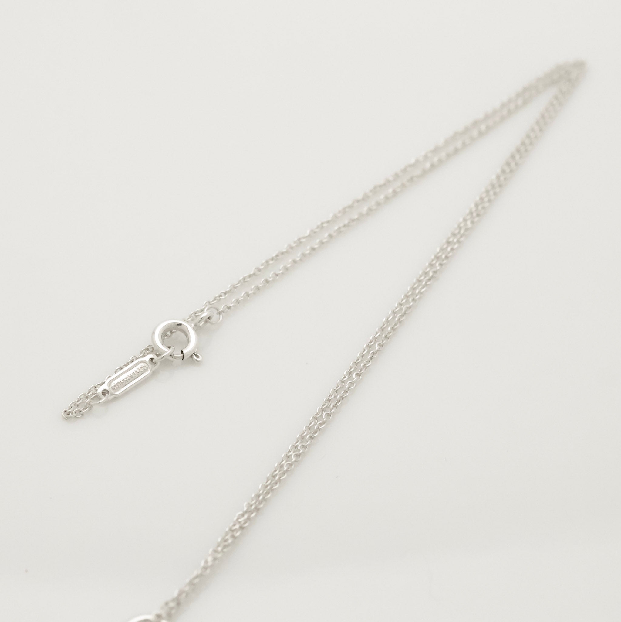  Tiffany & Co. Return to Mini Heart Lock Padlock Necklace  Sterling Silver 925