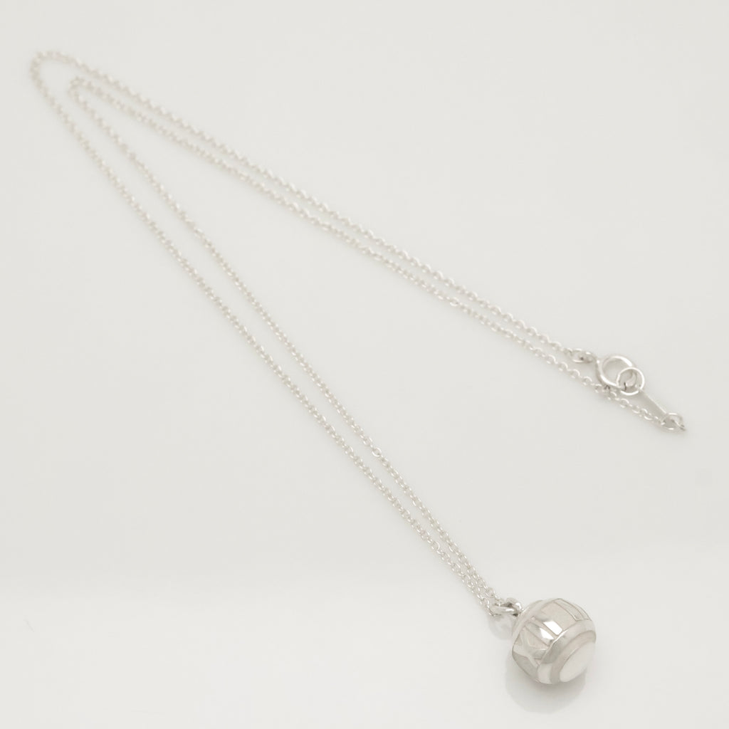Tiffany & Co. Atlas Sphere Ball Pendant Necklace Pendant Sterling Silver 925 