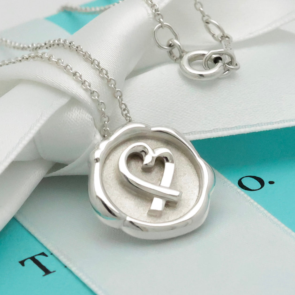 TIFFANY&Co. シーリング スタンプ ラビングハート パロマピカソ ネックレス AG925