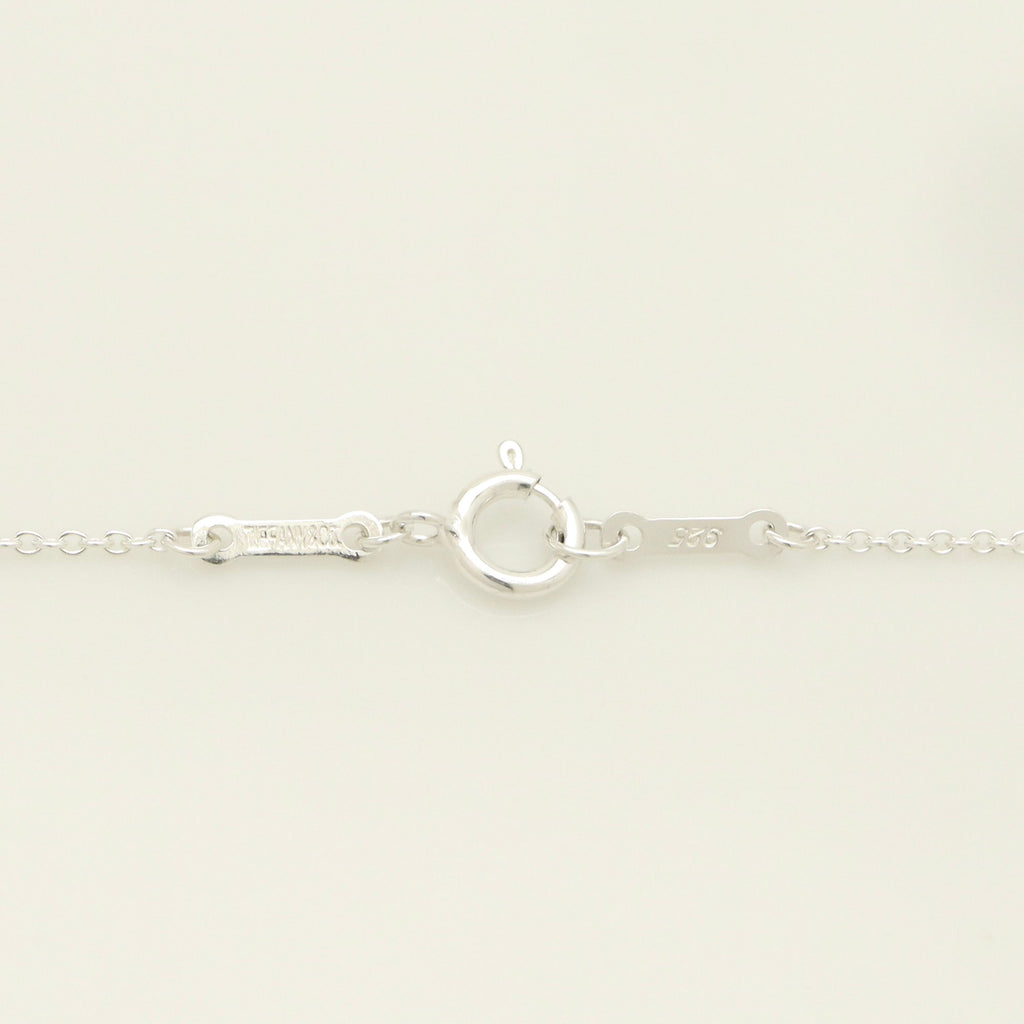 Tiffany & Co. Open Heart Pendant Necklace Sterling Silver 925