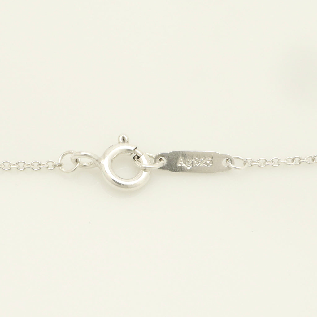 Tiffany & Co. 1837 Circle Necklace 16" Black Titanium Sterling Silver 925