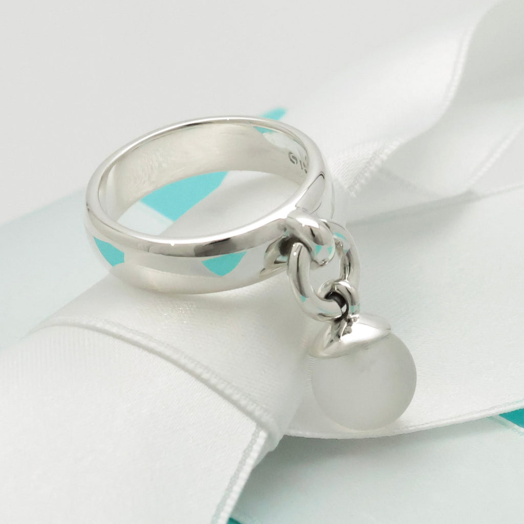 TIFFANY&Co. クォーツ ボール ダングル リング 10 号 AG925