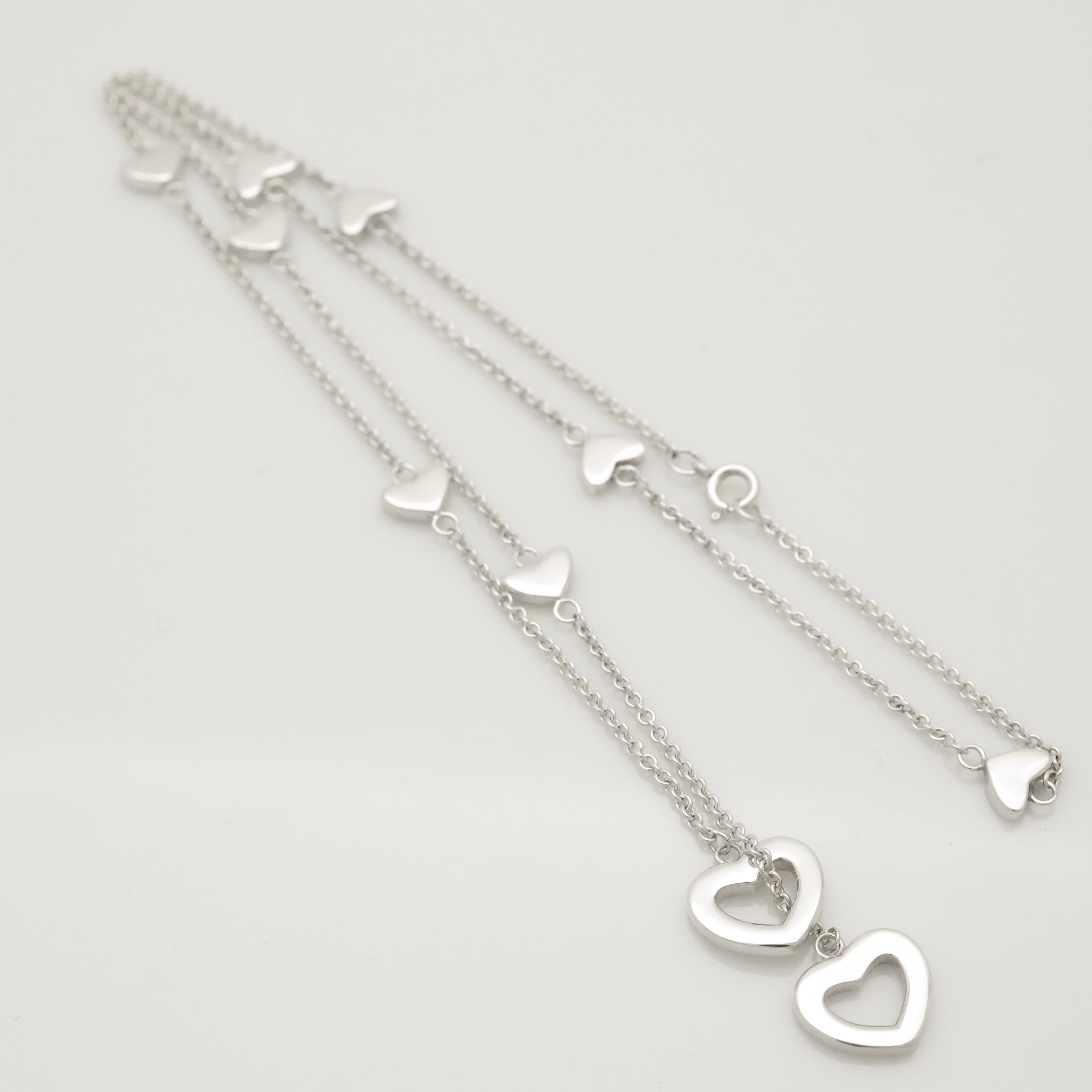 TIFFANY&Co. ハート リンク ラリアット ネックレス AG925