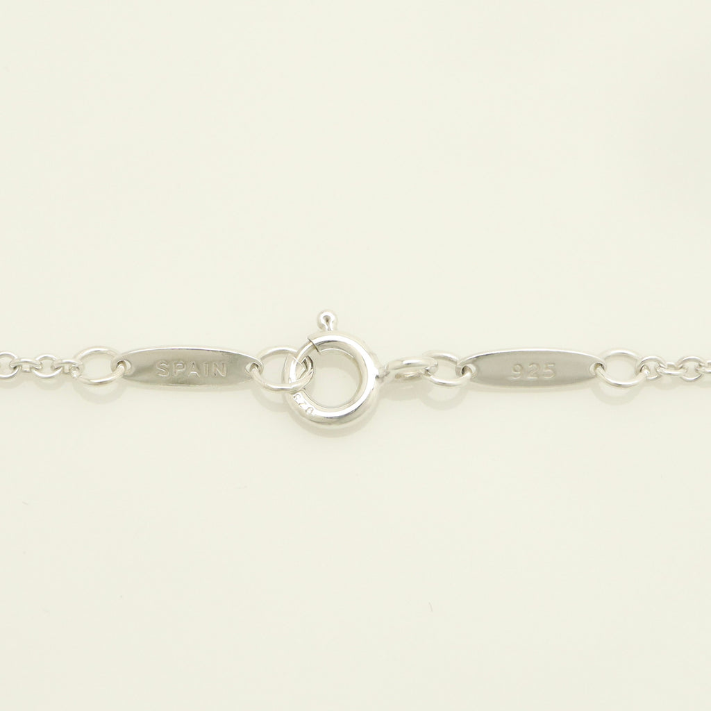 Tiffany & Co. Open Heart Pendant Necklace Sterling Silver 925