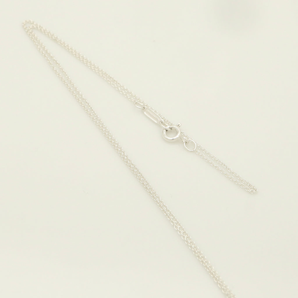 Tiffany & Co. Notes I LOVE YOU Heart Pendant Necklace Sterling Silver 925