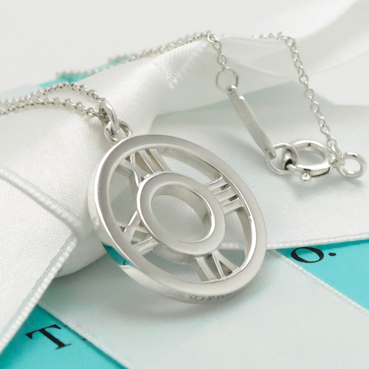 TIFFANY&Co. オープン アトラス サークル ネックレス AG925