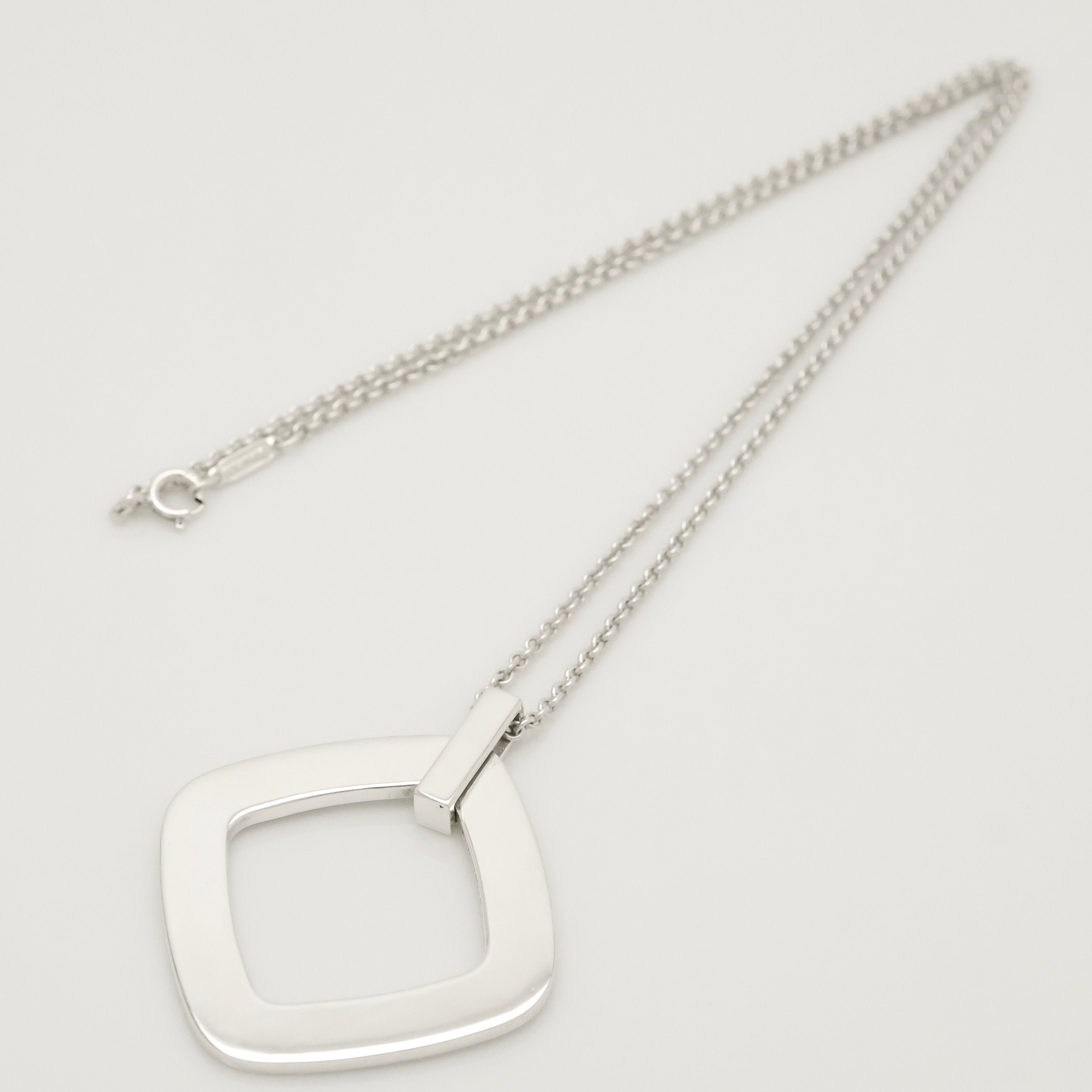 TIFFANY&Co. 1837 モンタージュ スクエア ネックレス AG925